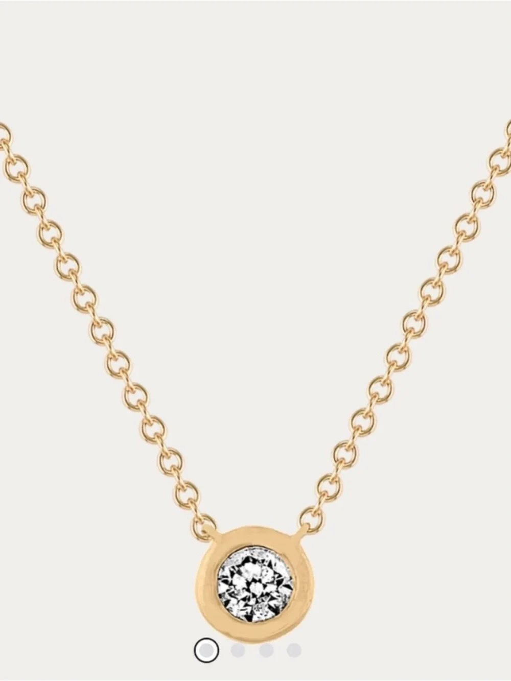 Catbird minimal necklace
